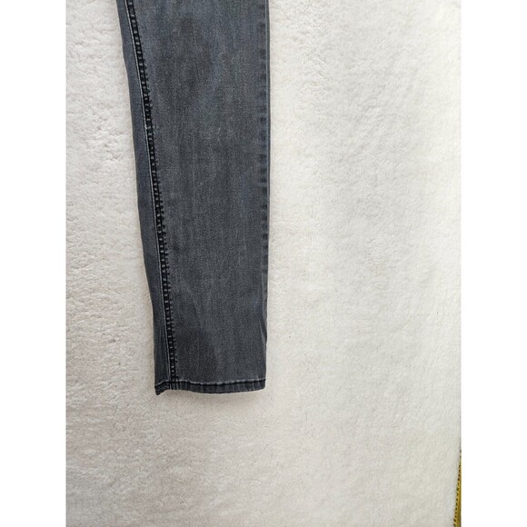 Crest Women Jeans 5/6 Gray Cotton Blend Low Rise Straight Slim Ankle Denim - Picture 5 of 16